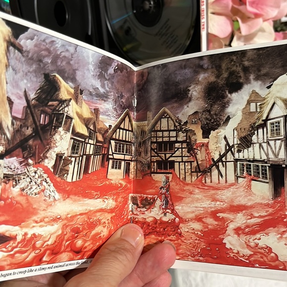 Vintage War of the Worlds Cds Set of Two Compact Disks Jeff Wayne 1970s - Picture 6 of 7